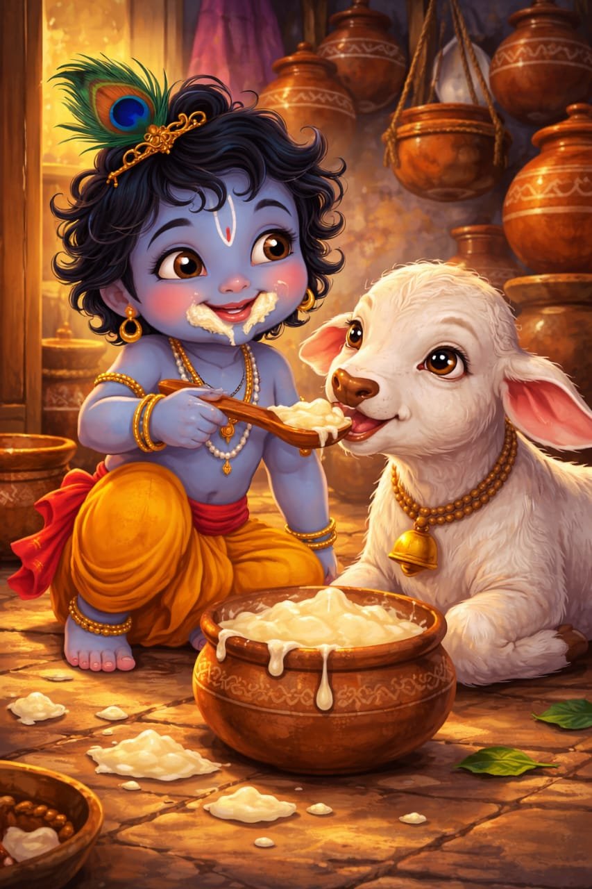 Little Krishna images